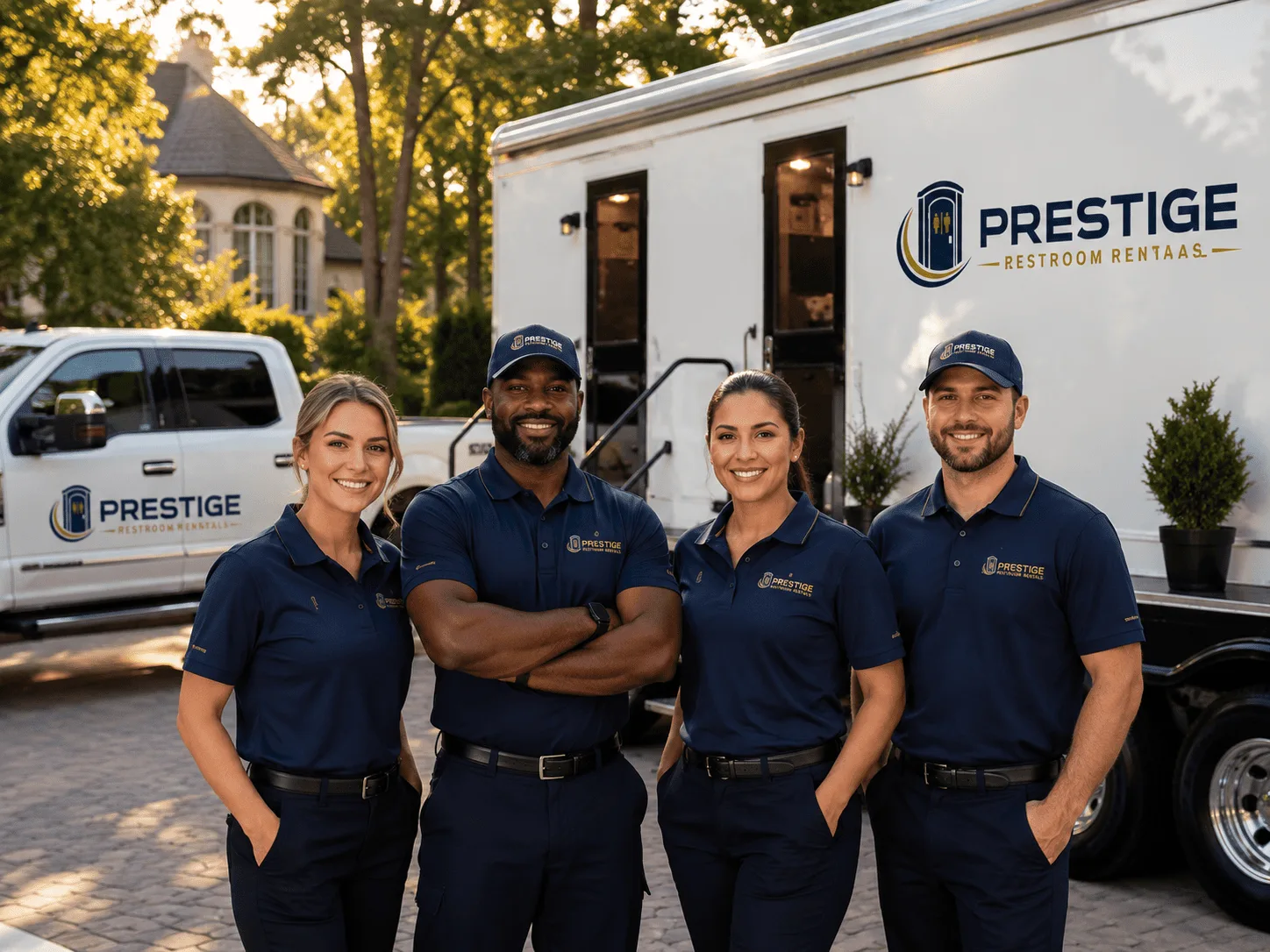 Trusted Luxury Portable Restrooms company in Mcguffey, OH